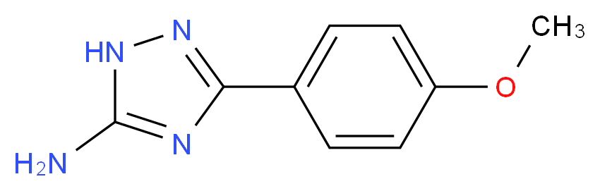 3-(4-methoxyphenyl)-1H-1,2,4-triazol-5-amine_分子结构_CAS_)