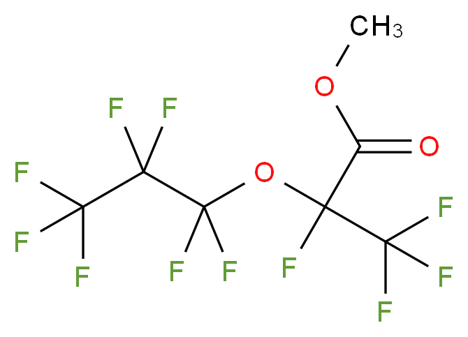 Methyl perfluoro(2-methyl-3-oxahexanoate) 97%_分子结构_CAS_13140-34-6)