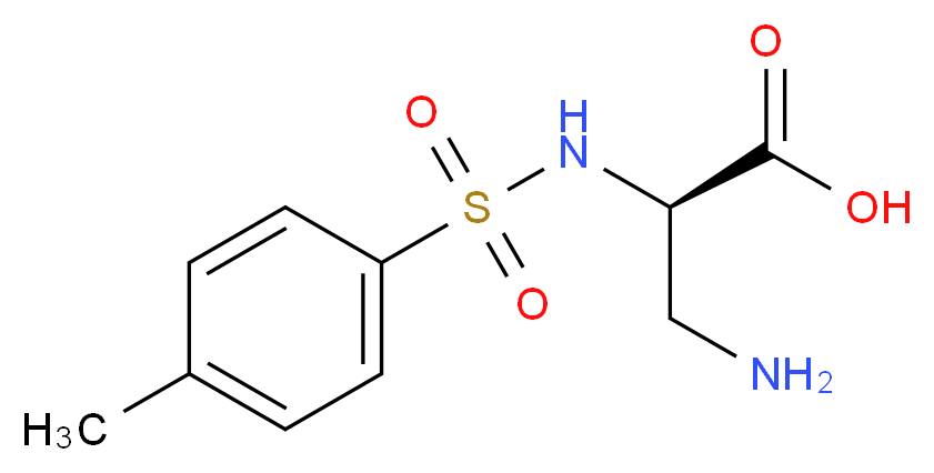 (2R)-3-amino-2-(4-methylbenzenesulfonamido)propanoic acid_分子结构_CAS_62234-28-0