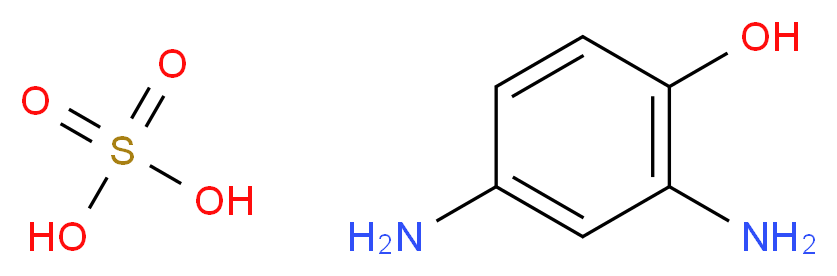 2,4-Diaminophenol sulfate_分子结构_CAS_74283-34-4)