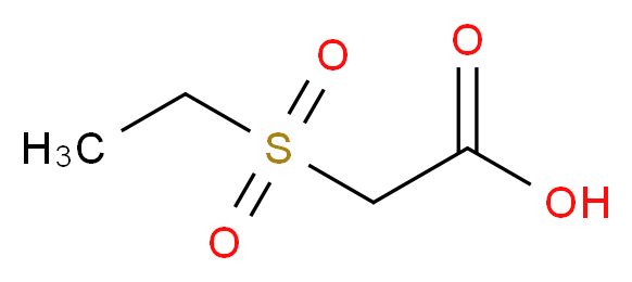 (Ethylsulfonyl)acetic acid_分子结构_CAS_141811-44-1)