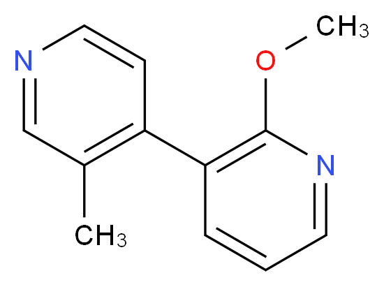 2-methoxy-3'-methyl-3,4'-bipyridine_分子结构_CAS_)