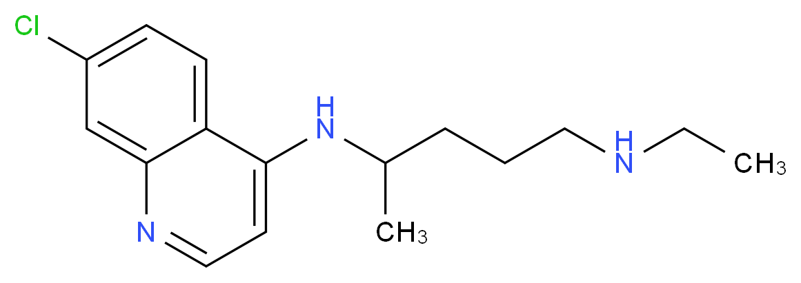 Desethyl Chloroquine_分子结构_CAS_1476-52-4)