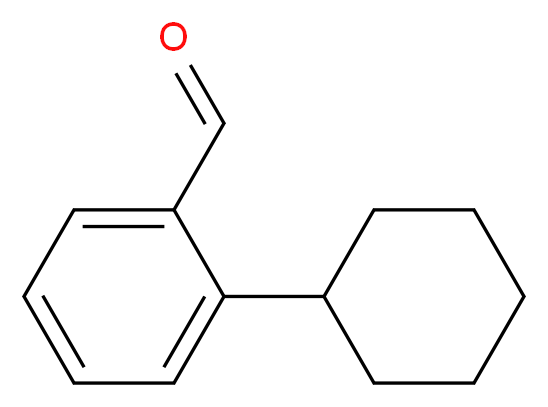 2-Cyclohexylbenzaldehyde_分子结构_CAS_128323-04-6)