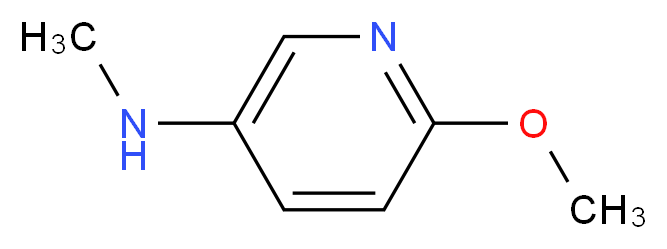 6-methoxy-N-methylpyridin-3-amine_分子结构_CAS_61771-67-3