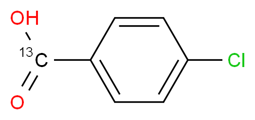 4-chlorobenzoic acid_分子结构_CAS_138534-66-4