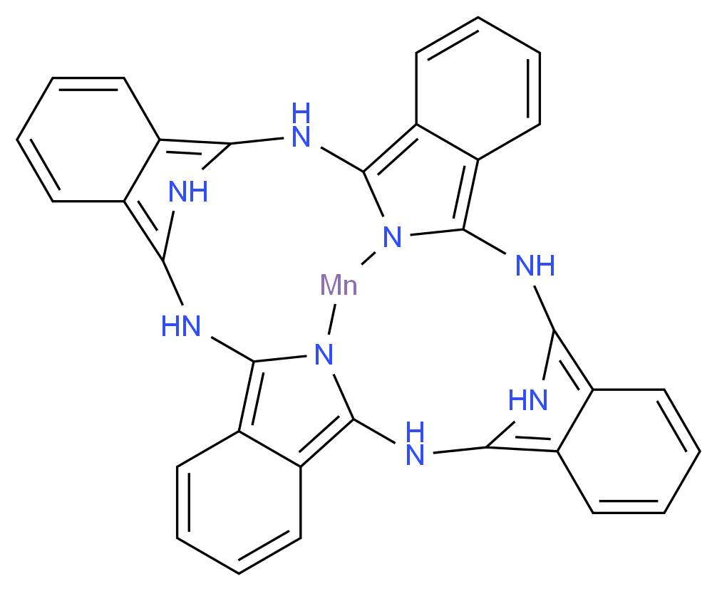 酞菁化锰_分子结构_CAS_14325-24-7)