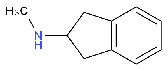 INDAN-2-YL-METHYLAMINE_分子结构_CAS_146737-65-7)