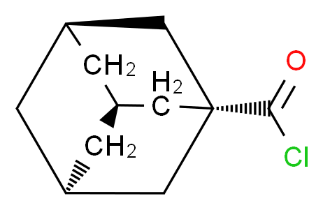 (3R,5S,7s)-adamantane-1-carbonyl chloride_分子结构_CAS_2094-72-6