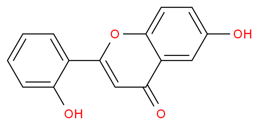 6-hydroxy-2-(2-hydroxyphenyl)-4H-chromen-4-one_分子结构_CAS_92439-20-8