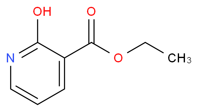 ETHYL 2-HYDROXYPYRIDINE-3-CARBOXYLATE_分子结构_CAS_27805-12-5)