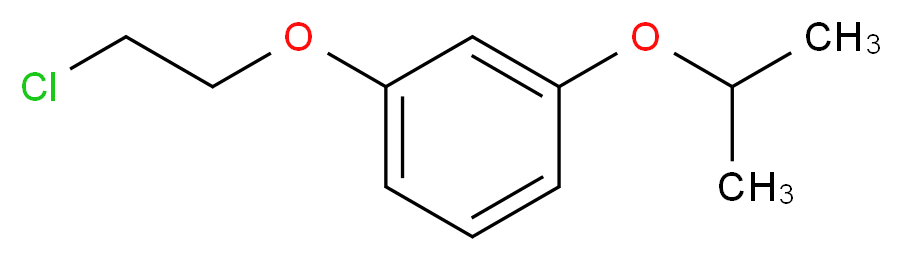 1-(2-chloroethoxy)-3-(propan-2-yloxy)benzene_分子结构_CAS_915924-15-1