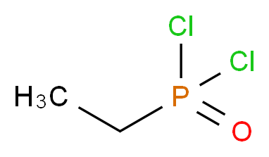 ethylphosphonoyl dichloride_分子结构_CAS_1066-50-8