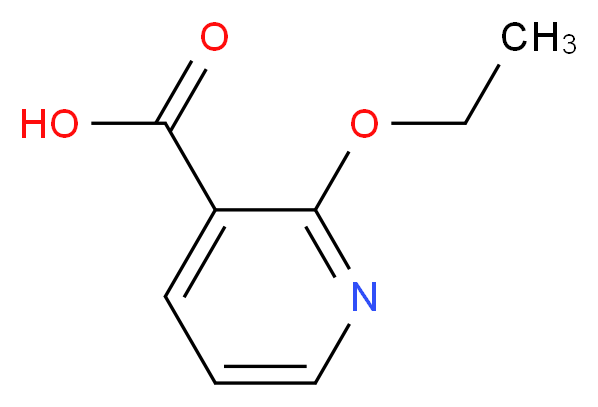 2-乙氧基烟酸_分子结构_CAS_35969-54-1)