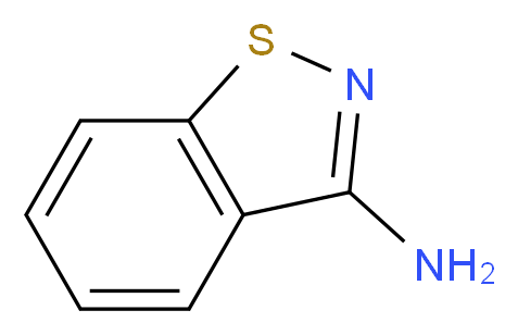 1,2-benzothiazol-3-amine_分子结构_CAS_23031-78-9