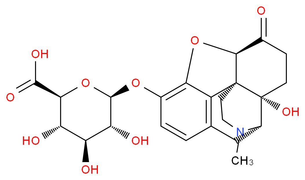 (2S,3S,4S,5R,6S)-3,4,5-trihydroxy-6-{[(1S,5S,13R,17S)-17-hydroxy-4-methyl-14-oxo-12-oxa-4-azapentacyclo[9.6.1.0<sup>1</sup>,<sup>1</sup><sup>3</sup>.0<sup>5</sup>,<sup>1</sup><sup>7</sup>.0<sup>7</sup>,<sup>1</sup><sup>8</sup>]octadeca-7(18),8,10-trien-10-yl]oxy}oxane-2-carboxylic acid_分子结构_CAS_770735-01-8