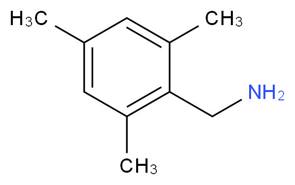 (2,4,6-trimethylphenyl)methanamine_分子结构_CAS_)