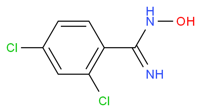 2,4-二氯苄胺肟_分子结构_CAS_22179-80-2)