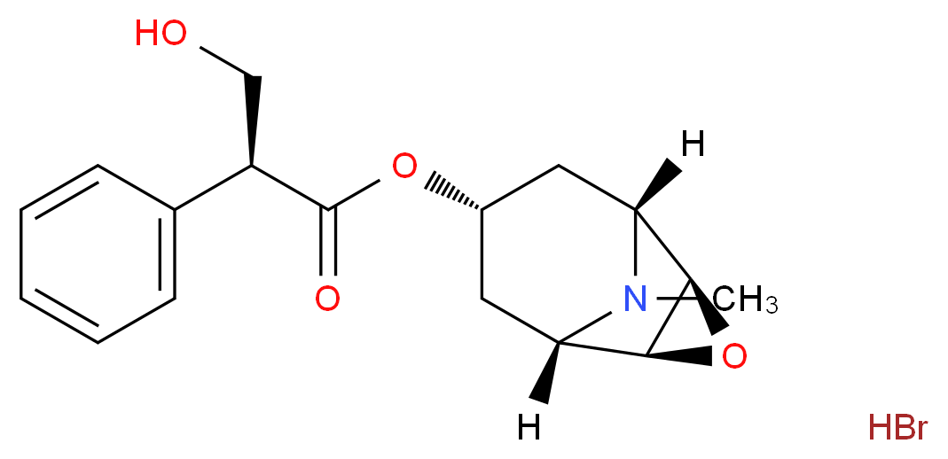 Scopolamine hydrobromide_分子结构_CAS_114-49-8)