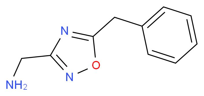 (5-benzyl-1,2,4-oxadiazol-3-yl)methanamine_分子结构_CAS_959241-26-0