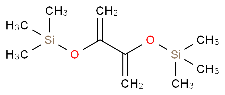 2,2,7,7-tetramethyl-4,5-dimethylidene-3,6-dioxa-2,7-disilaoctane_分子结构_CAS_31411-71-9