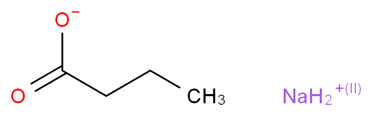 sodium butanoate_分子结构_CAS_156-54-7