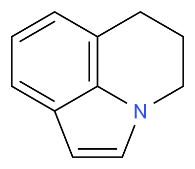 5,6-Dihydro-4H-pyrrolo[3,2,1-ij]quinoline_分子结构_CAS_5840-01-7)