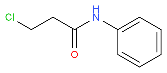 3-chloro-N-phenylpropanamide_分子结构_CAS_3460-04-6)