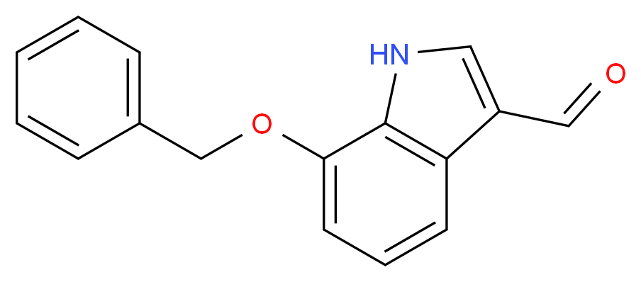 7-Benzyloxyindole-3-carboxaldehyde 98%_分子结构_CAS_92855-65-7)