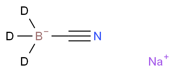 sodium cyano(<sup>2</sup>H<sub>3</sub>)boranuide_分子结构_CAS_25895-62-9