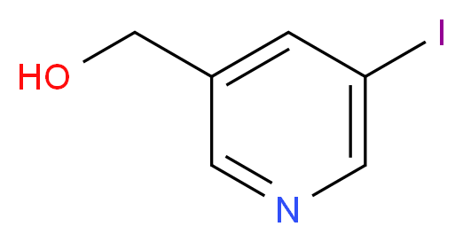 (5-Iodo-pyridin-3-yl)-methanol_分子结构_CAS_72299-58-2)