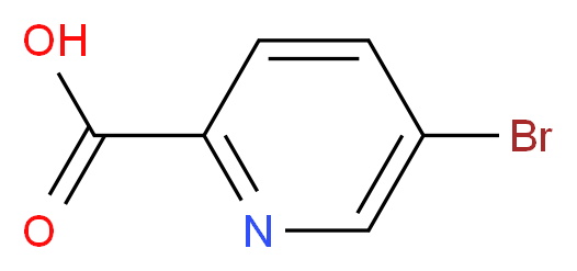 5-Bromo-pyridine-2-carboxylic acid_分子结构_CAS_30766-11-1)