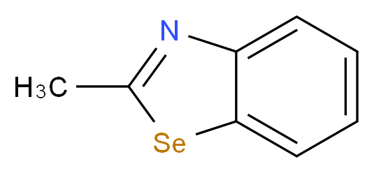 2-methyl-1,3-benzoselenazole_分子结构_CAS_2818-88-4