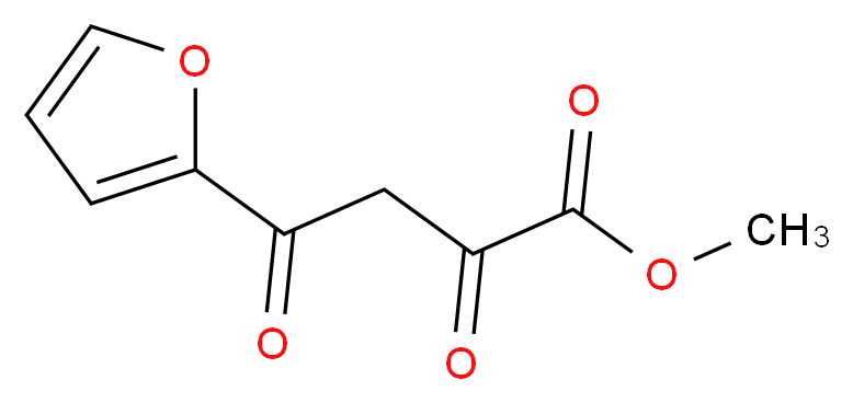 methyl 4-(furan-2-yl)-2,4-dioxobutanoate_分子结构_CAS_374063-90-8