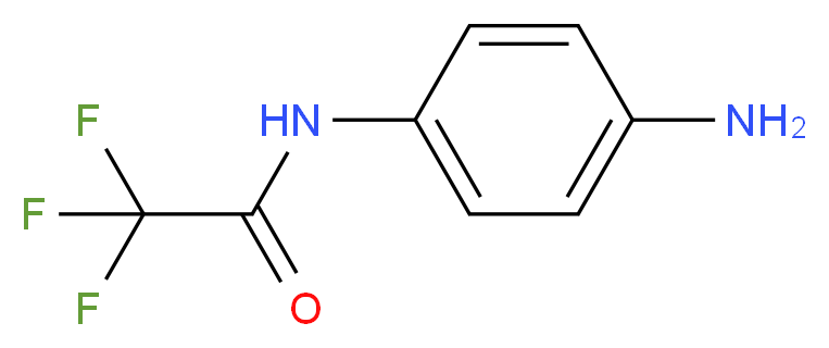 N-(4-aminophenyl)-2,2,2-trifluoroacetamide_分子结构_CAS_53446-90-5