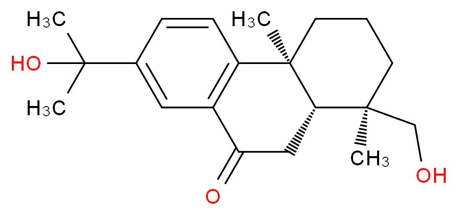 15,18-Dihydroxyabieta-8,11,13-trien-7-one_分子结构_CAS_213329-45-4)