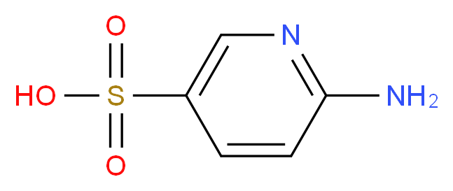 2-Aminopyridine-5-sulfonic Acid_分子结构_CAS_16250-08-1)