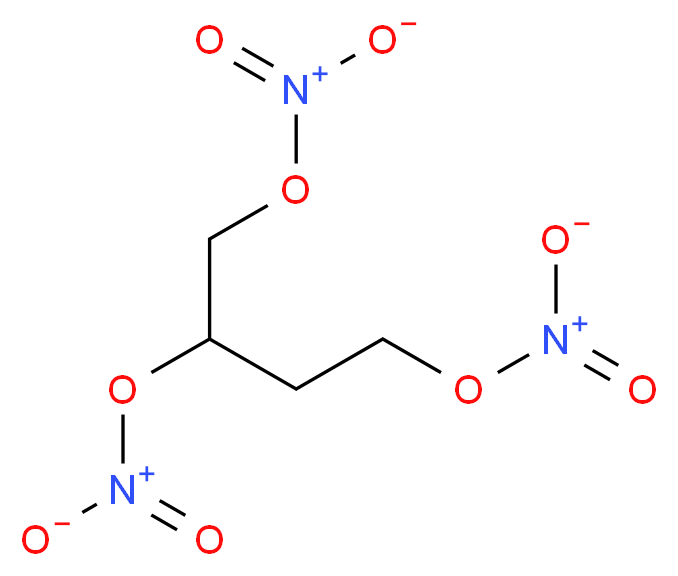 1,2,4-Butanetriol trinitrate_分子结构_CAS_6659-60-5)