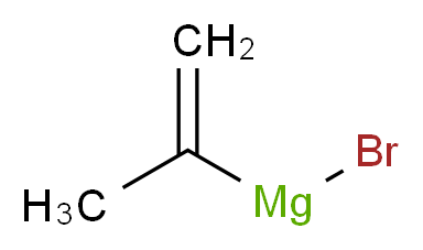 异丙烯基溴化镁 溶液_分子结构_CAS_13291-18-4)