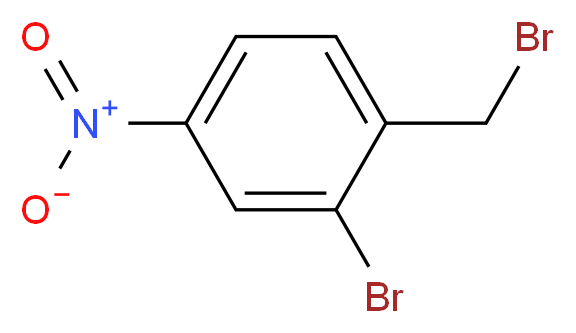 2-Bromo-1-(bromomethyl)-4-nitrobenzene_分子结构_CAS_940-05-6)