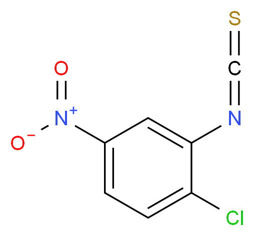 1-chloro-2-isothiocyanato-4-nitrobenzene_分子结构_CAS_57135-68-9
