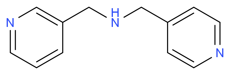 N-(pyridin-3-ylmethyl)-N-(pyridin-4-ylmethyl)amine_分子结构_CAS_)
