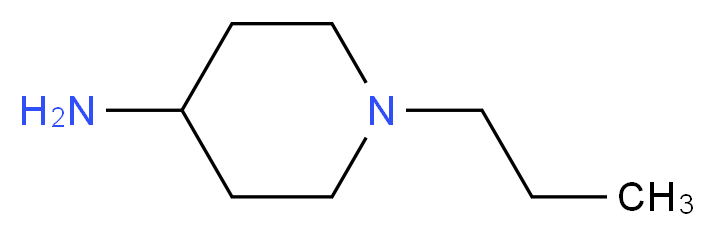 1-Propylpiperidin-4-amine_分子结构_CAS_42389-59-3)