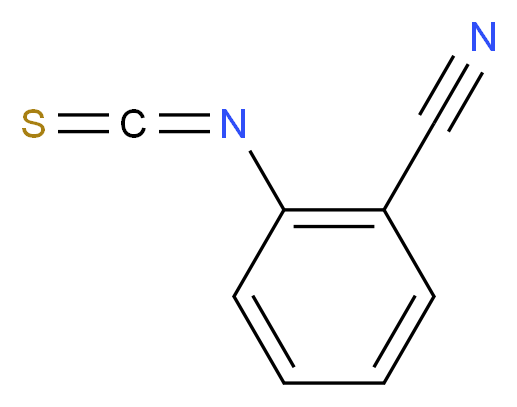 2-isothiocyanatobenzonitrile_分子结构_CAS_81431-98-3
