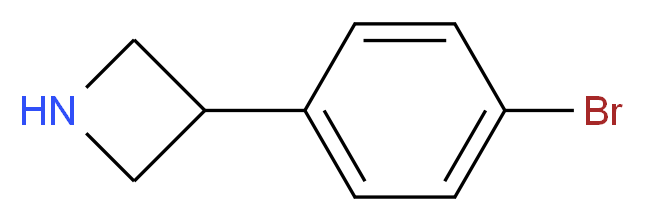 3-(4-Bromophenyl)azetidine_分子结构_CAS_7215-01-2)