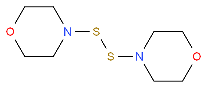 4-(morpholin-4-yldisulfanyl)morpholine_分子结构_CAS_103-34-4