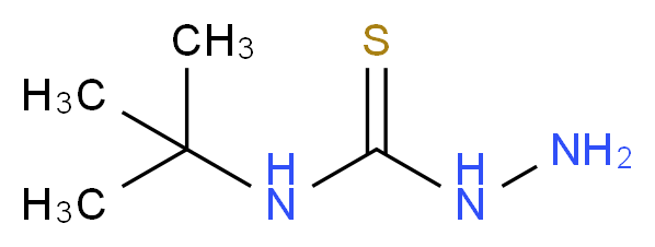 1-amino-3-tert-butylthiourea_分子结构_CAS_13431-39-5