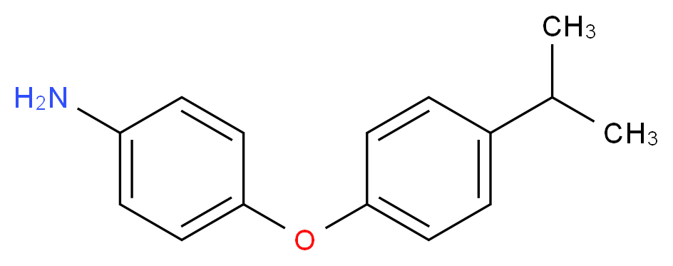4-[4-(propan-2-yl)phenoxy]aniline_分子结构_CAS_64969-83-1