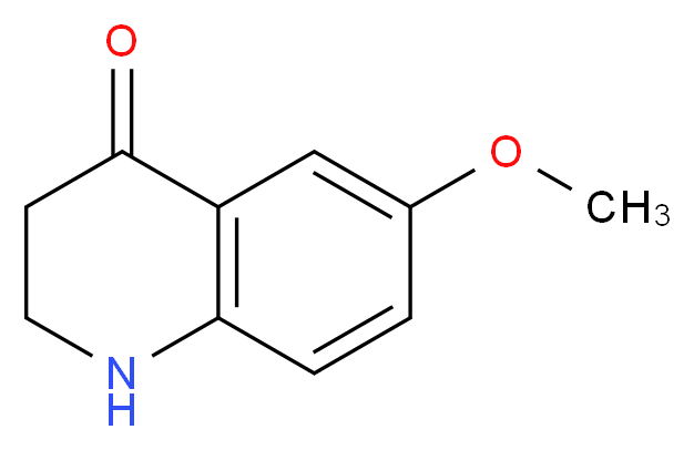 6-methoxy-1,2,3,4-tetrahydroquinolin-4-one_分子结构_CAS_3835-21-0