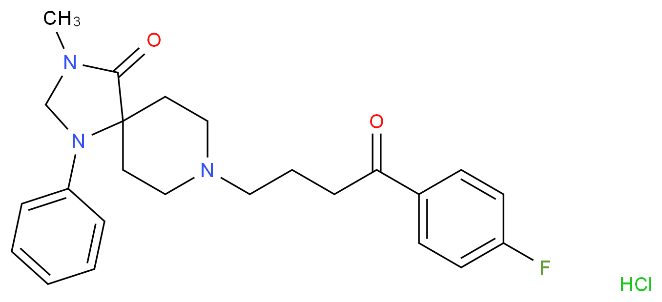 N-Methylspiperone hydrochloride_分子结构_CAS_87539-19-3)